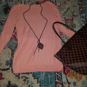 XS Small Ann Taylor Loft Peach Sweater